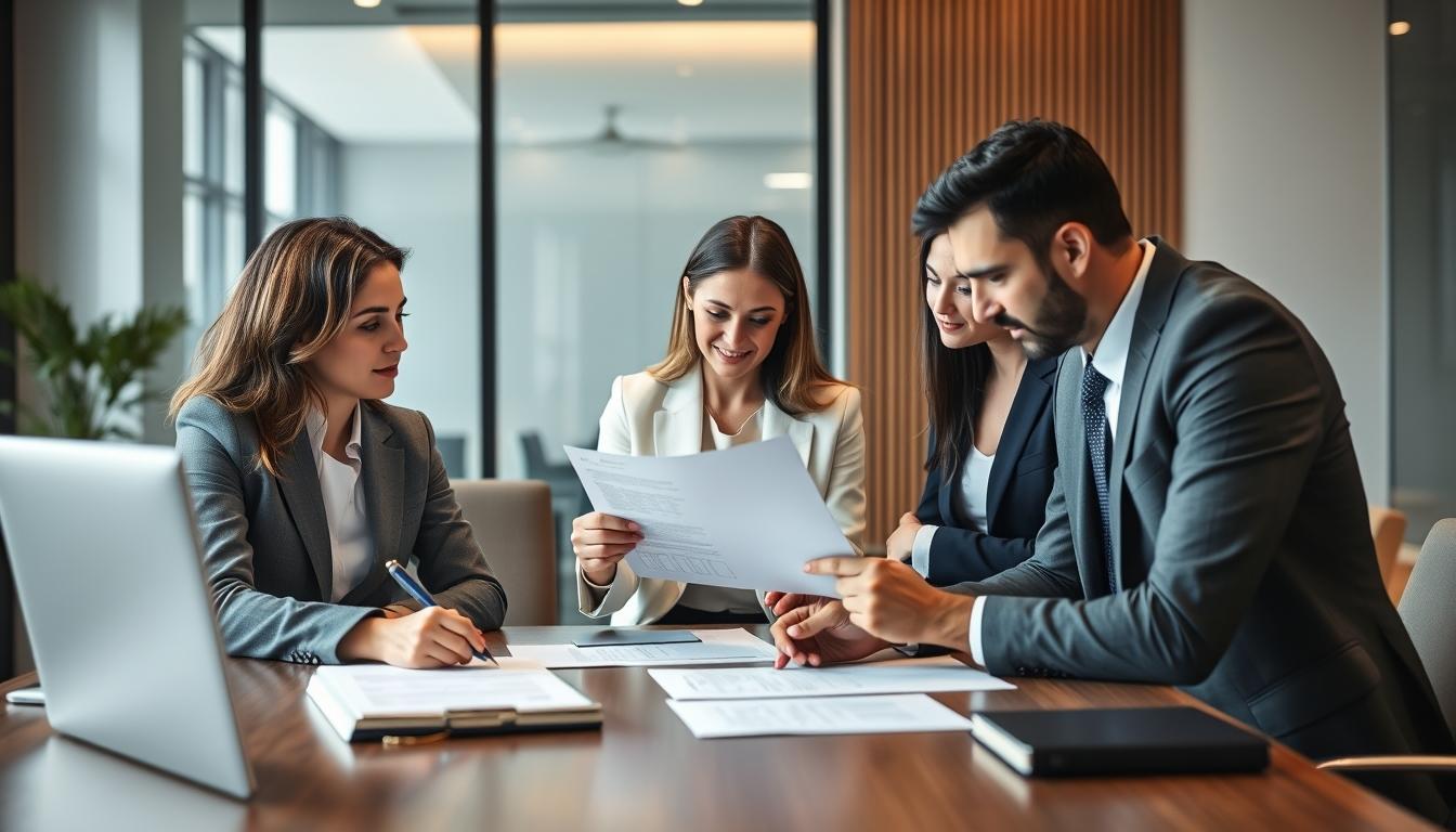 Business contract documents